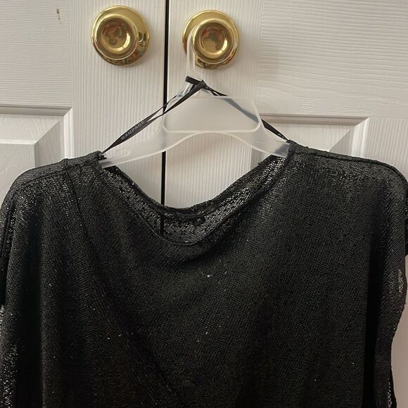 Black Sheer Top - Picture 2 of 4